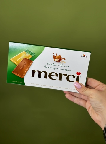 Молочный шоколад &laquo;Merci&raquo; 100г от интернет-магазина цветов в 